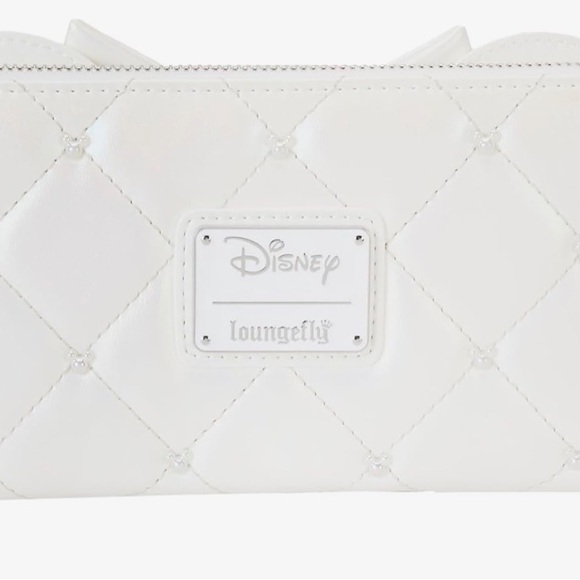 Disney Loungefly Bridal Wristlet & Minnie Mouse ears Headband Set - Picture 4 of 6